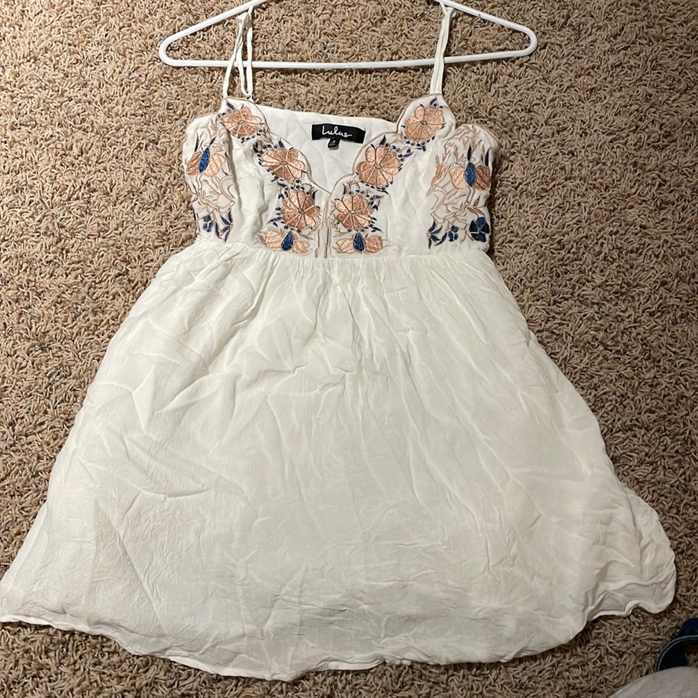 White lulus dress